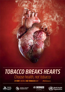 World No Tobacco Day 2018 - English poster