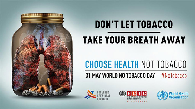 World No Tobacco Day 2019: Tobacco and lung health