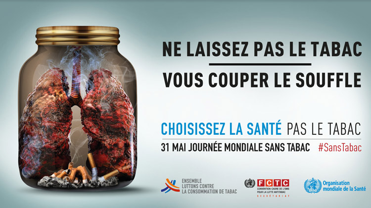 Journée mondiale sans tabac 2019: Tabagisme et santé pulmonaire