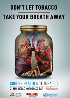 World No Tobacco Day 2019 - English poster