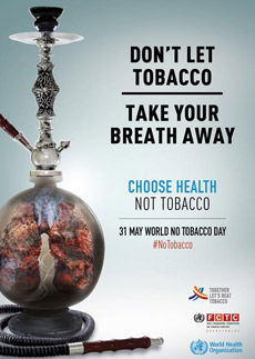 World No Tobacco Day 2019 - English poster