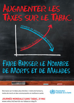 Journée mondiale sans tabac 2014 - Augmenter les taxes sur le tabac