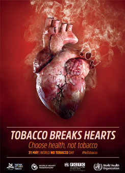 World No Tobacco Day 2018 - Tobacco breaks hearts World No Tobacco Day 2018 - Tobacco breaks hearts