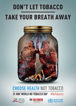 World No Tobacco Day 2019 - Tobacco and lung health