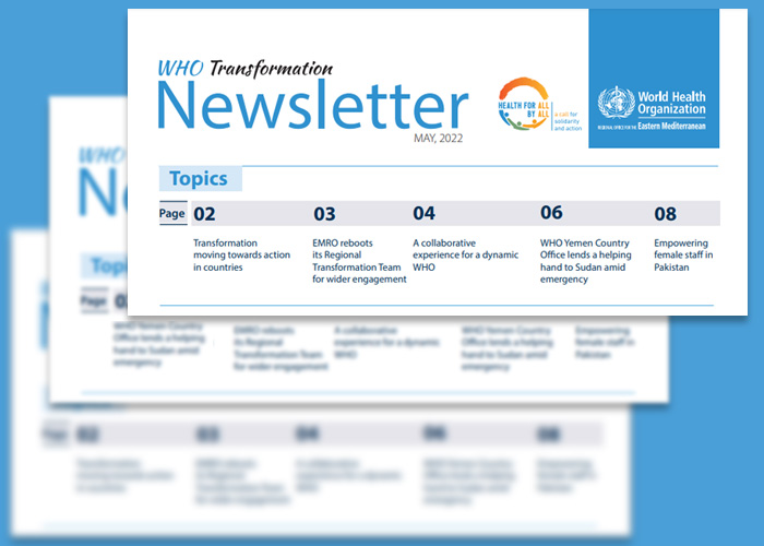 WHO Transformation newsletter