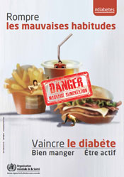 French World Health Day 2016 poster: Beat diabetes