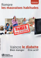 French World Health Day 2016 poster: Beat diabetes