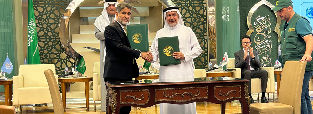 WHO and King Salman Humanitarian Aid and Relief Centre (KSrelief) sign a Letter of Intent to scale up health response assistance in Gaza Strip