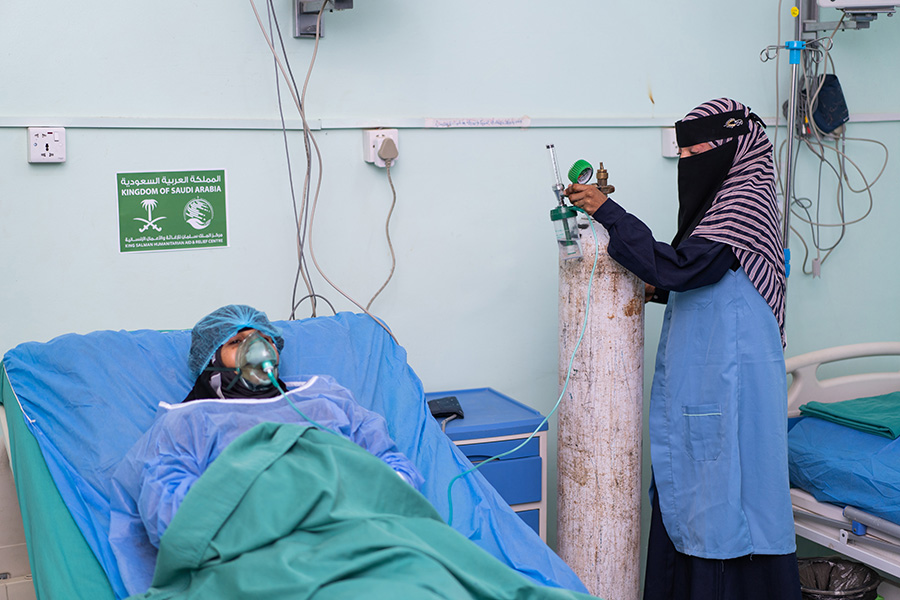 WHO Yemen concludes KSrelief-funded project to provide life-saving services, through the installation of 5 oxygen stations  