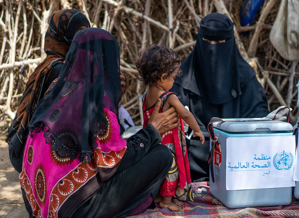 The right to health: WHO works to bridge health divide in Yemen