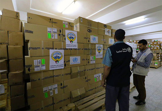 Kuwait medical supplies to Yemen