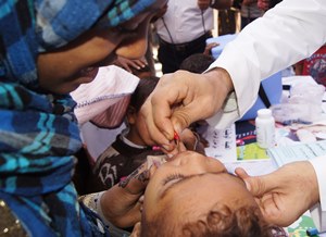 The 5-day campaign supported by WHO, UNICEF and the Vaccine Alliance (GAVI) targets to vaccinate 5 657 620 children under the age of 5 against polio and around 1.8 million children aged from 6 months to 15 years against measles and rubella.