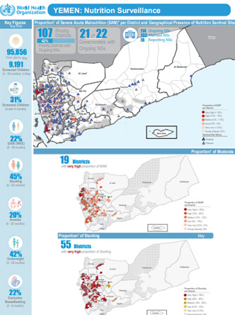 Scale-up of the cholera outbreak response in priority districts in Yemen