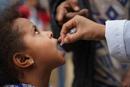 Children battle preventable childhood diseases in Yemen as immunization coverage declines