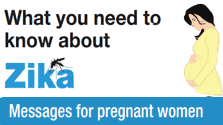 Messages adressés aux femmes enceintes à propos de la maladie à virus Zika