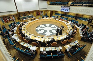 اجتماع الدبلوماسية الصحية في قاعة الكويت