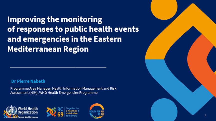Improving the monitoring of response to public health events and emergencies in the WHO Eastern Mediterranean Region