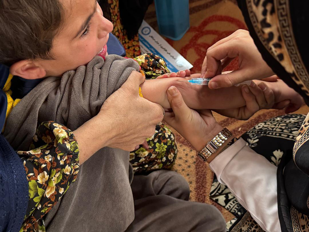 Afghanistan reaches 8.9 million children in the first phase of a nationwide measles campaign