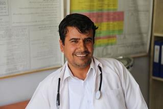Dr Muhammad Muhammadi at the Yakawlang District Hospital in Bamyan. WHO/S.Ramo
