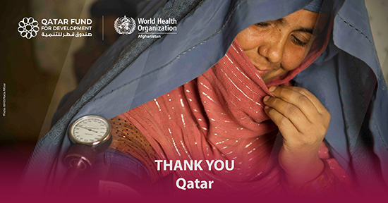 Qatar Fund for Development provides life-saving essential medicines to under-served areas in Afghanistan in collaboration with the WHO