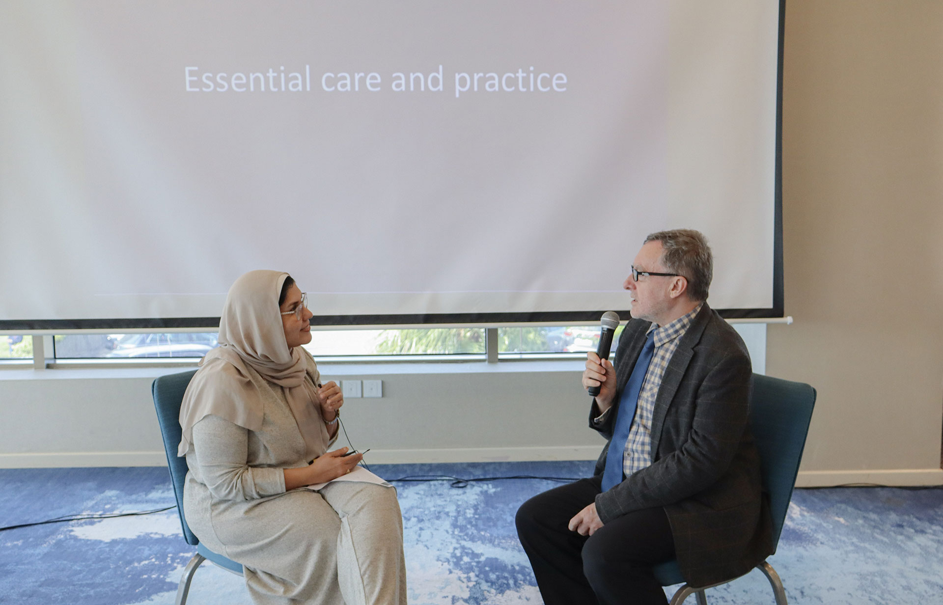 Role play during a Mental health gap action programme training session. Photo credit: WHO/WHO Bahrain