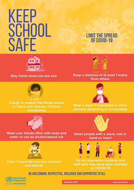 Who Emro | Resources For Returning To School Safely During The Covid-19  Pandemic | Covid-19 | Health Topics