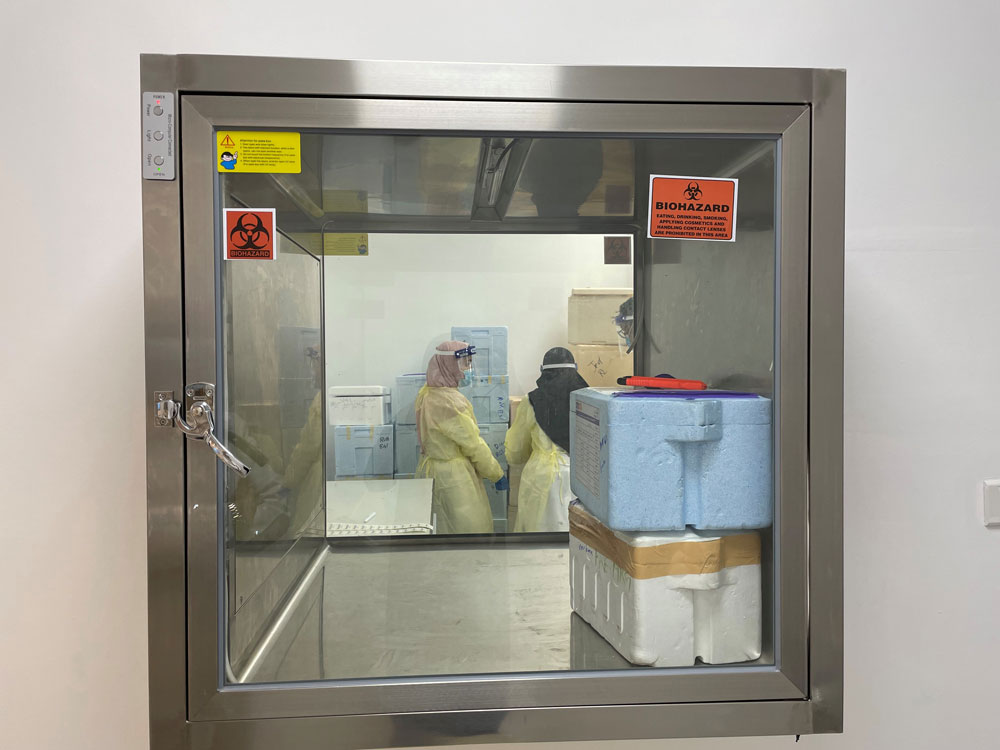 The laboratory has an excellent quality and biosafety management system.
