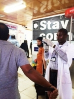 Man screened at airport for signs of Ebola