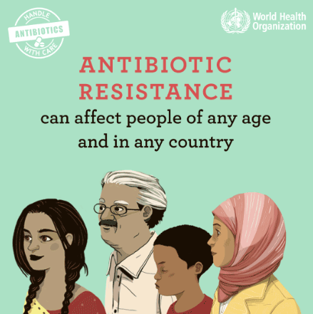 Antibiotic resistance can affect people of any age and in any country