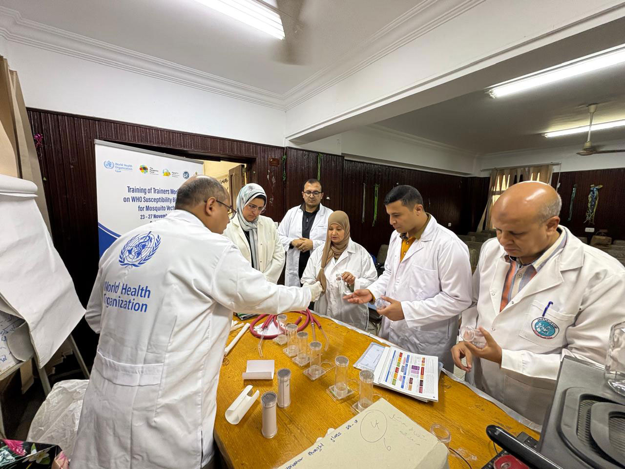 Strengthening vector control capacity: training of trainers on WHO susceptibility bioassays for mosquito vectors