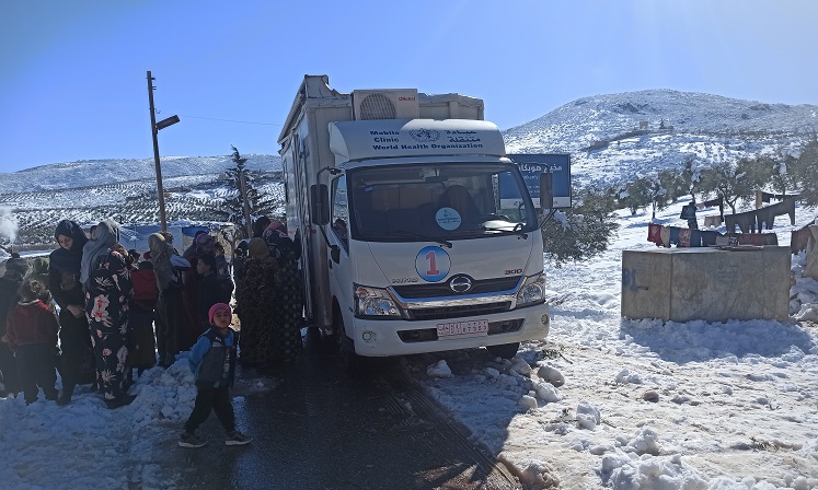 Severe snowstorm in northwest Syria creates challenges for health response
