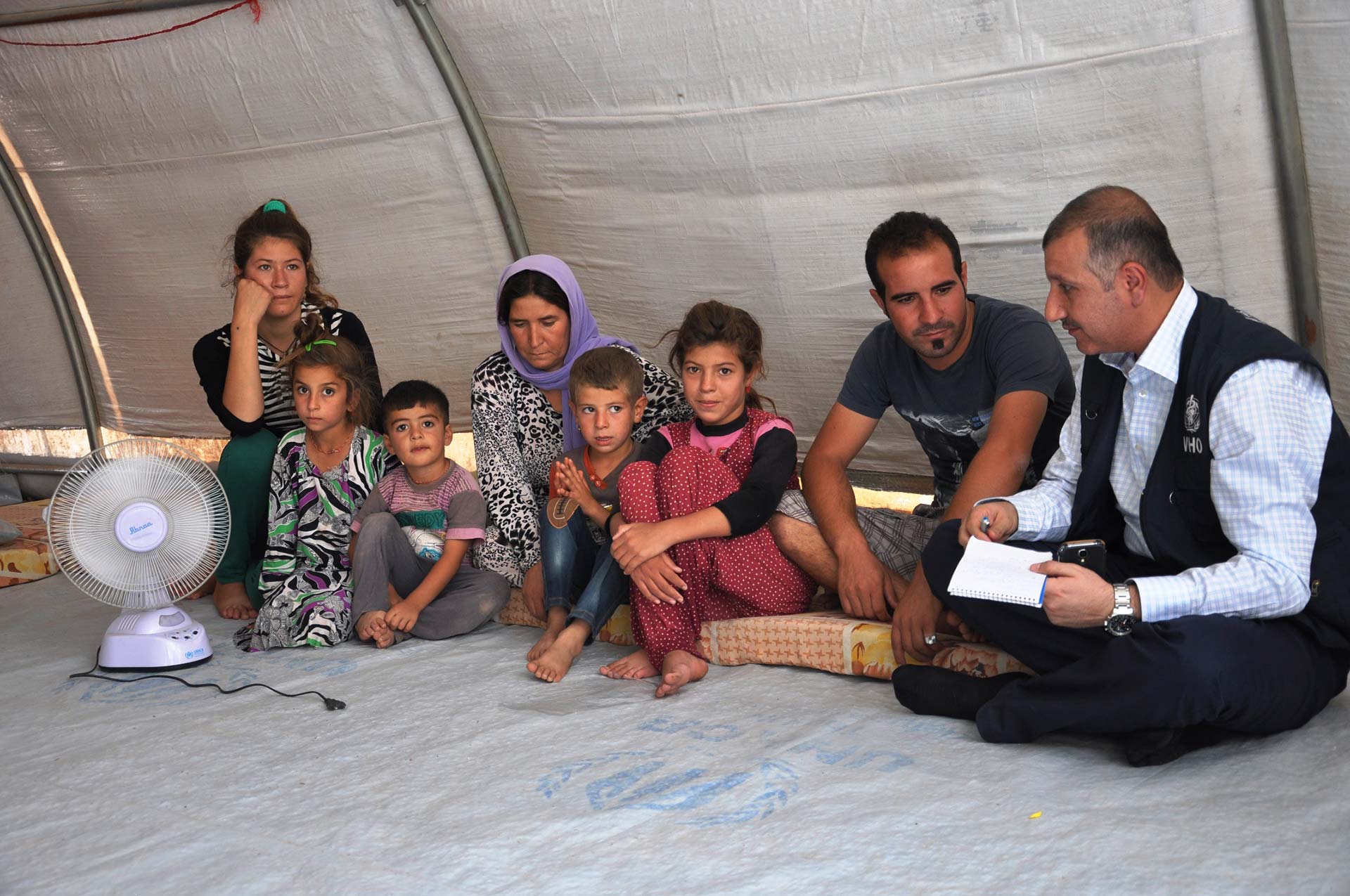 Field assessment mission in Internally Displaced Persons (IDP) camp Dohuk in Northern Iraq