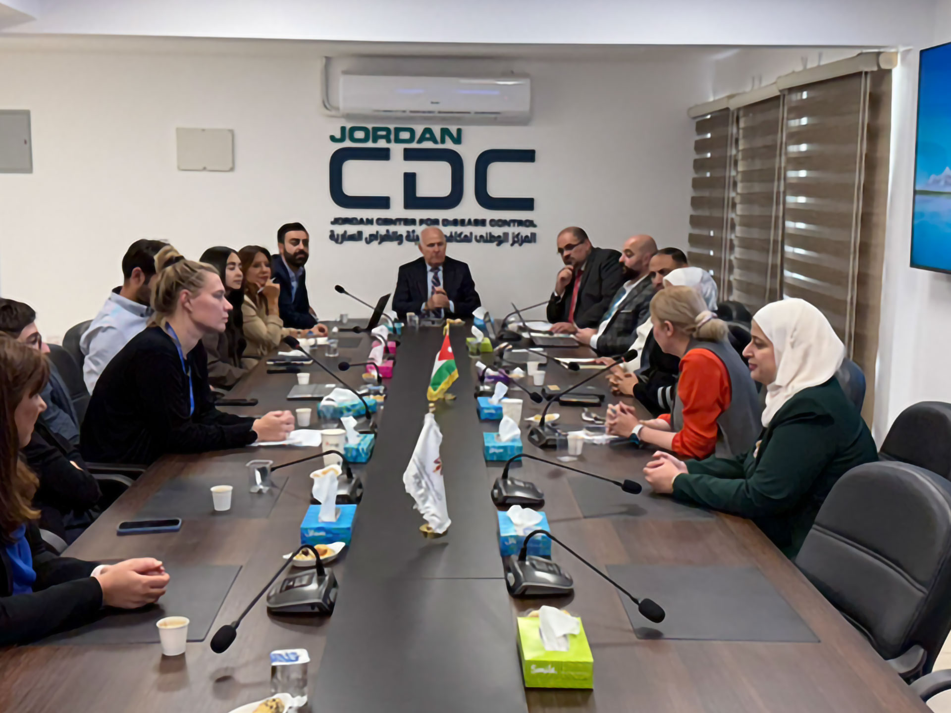 M-MPTF team meets with the Jordan CDC, Amman, Jordan. Photo credit: WHO