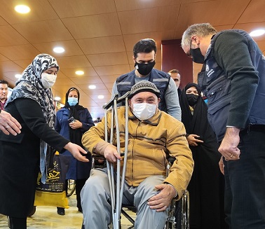 A man with spinal cord injury