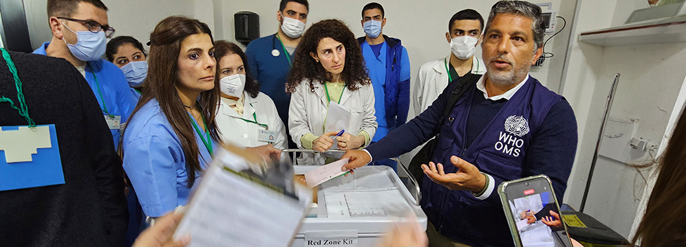 Lebanon’s readiness for acute emergencies tested WHO Steps Up Cross-Regional Efforts for Sudan’s Humanitarian Emergency