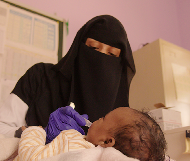 Treating malnutrition in Yemen