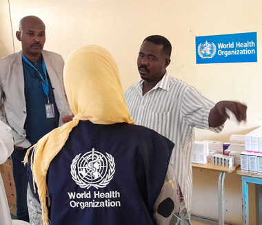WHO-supported clinics help restore health and hope for displaced people in Sudan