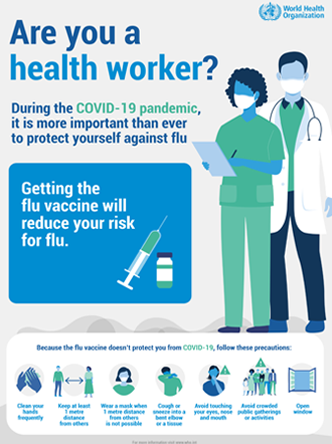 COVID-19 & flu: Are you a health worker?