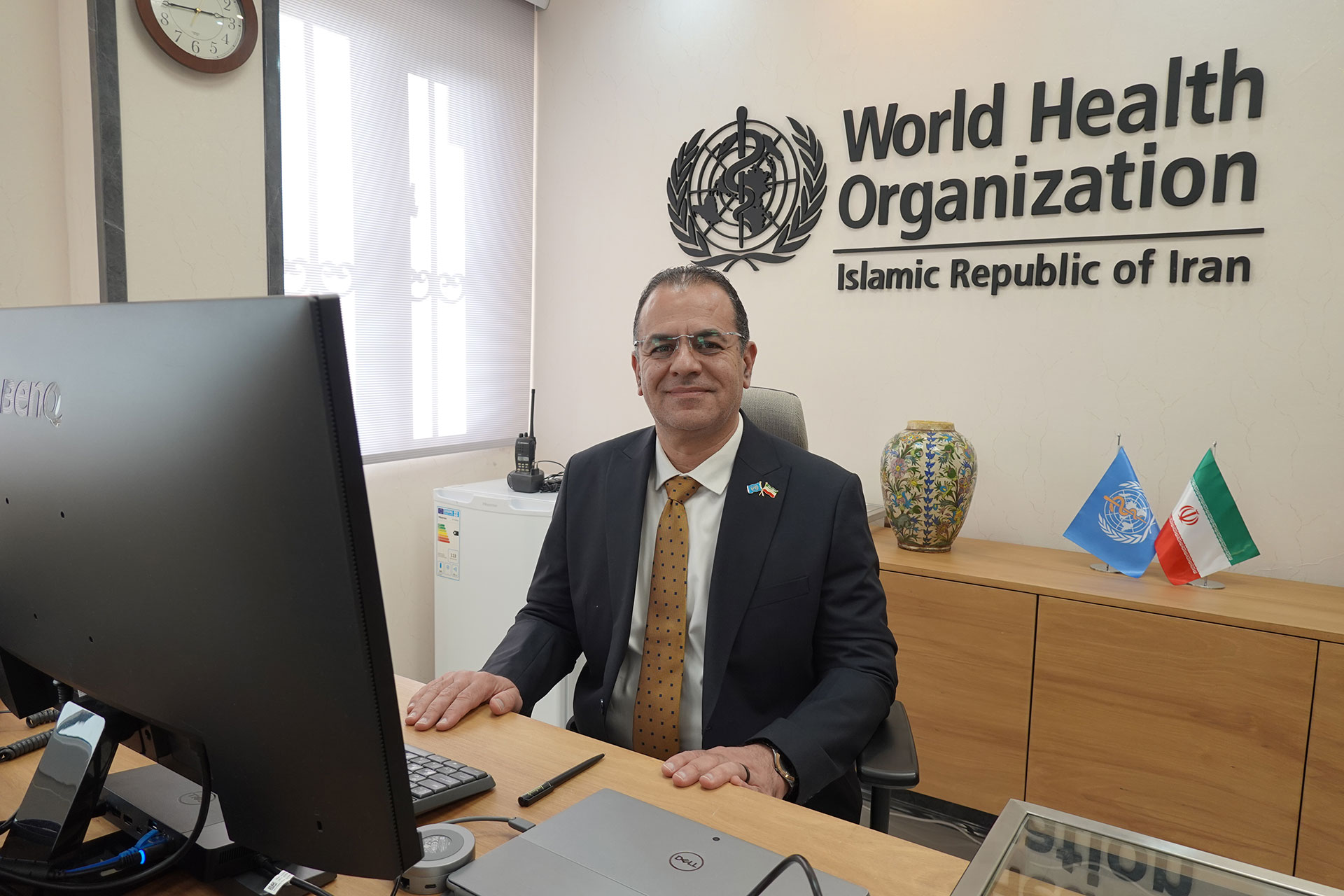WHO representative to Islamic Republic of Iran: Dr Awad Mataria
