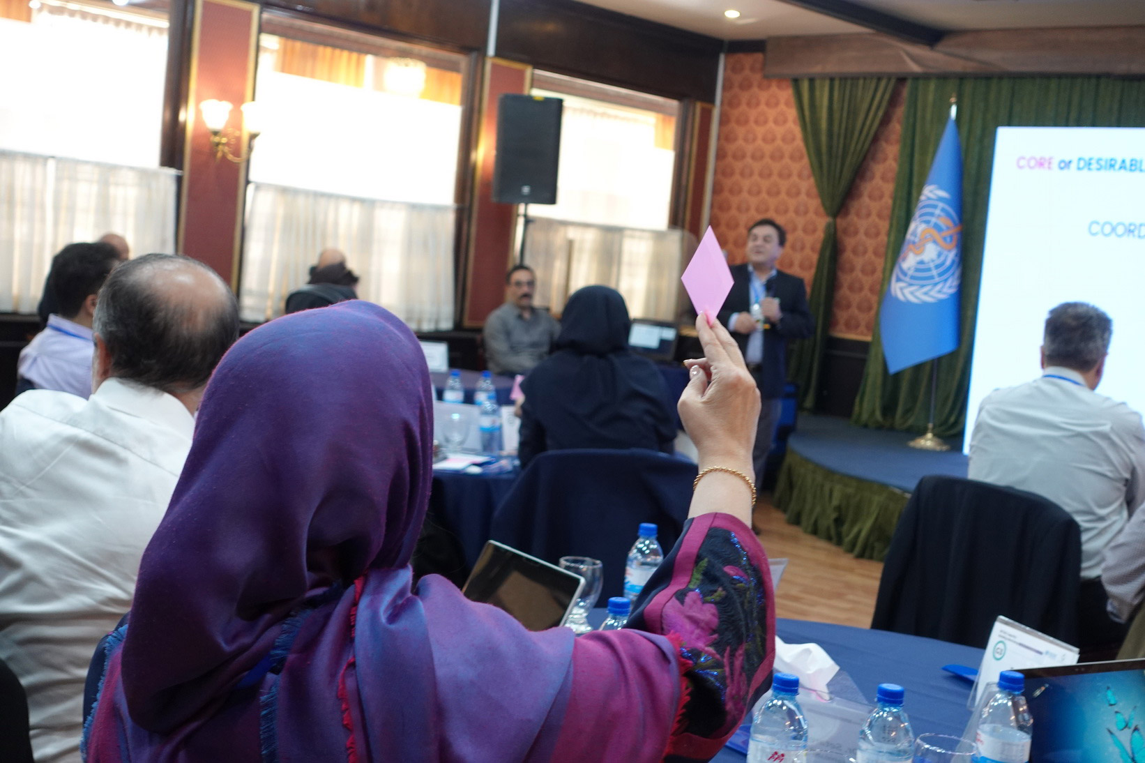Exchanging experiences and receiving the latest technical updates from WHO and regional experts, building the knowledge and skills needed to align with Immunization Agenda 2030 goals. Photo credit: WHO Iran