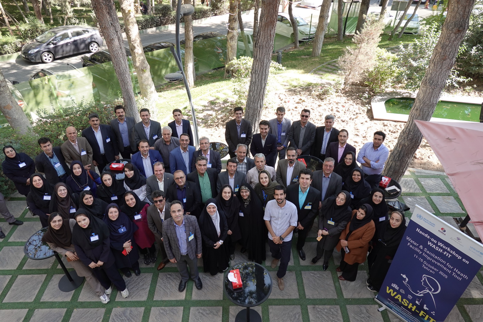 Forty experts took part in the WASH FIT ToT. Photo credit: WHO Iran