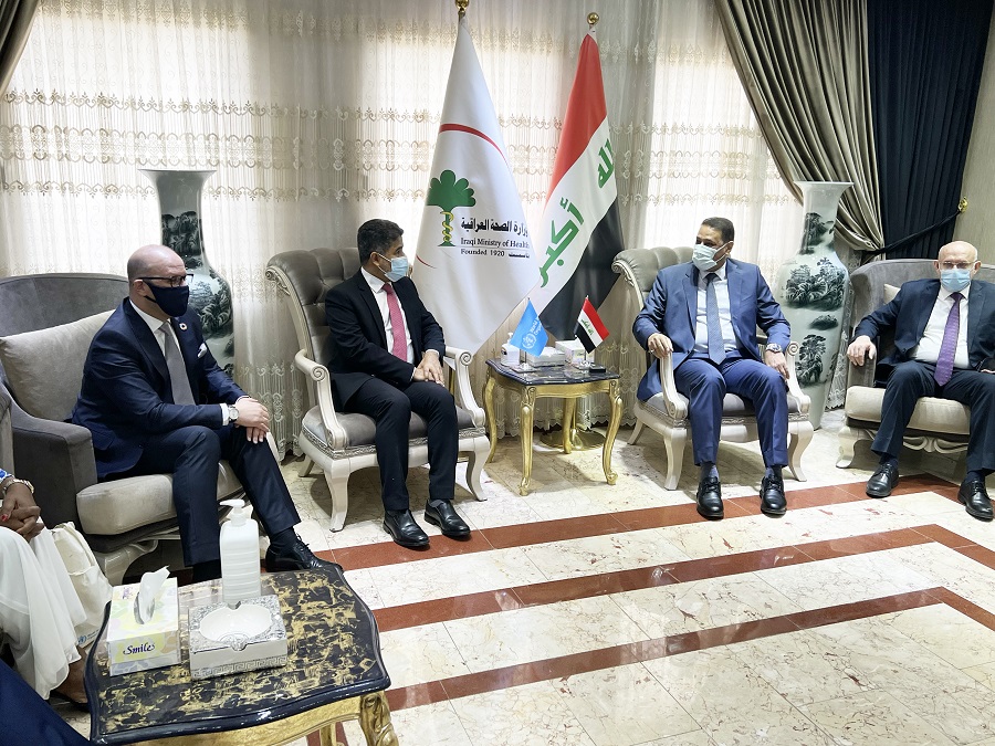 High-level delegation of WHO visits Iraq to boost health system