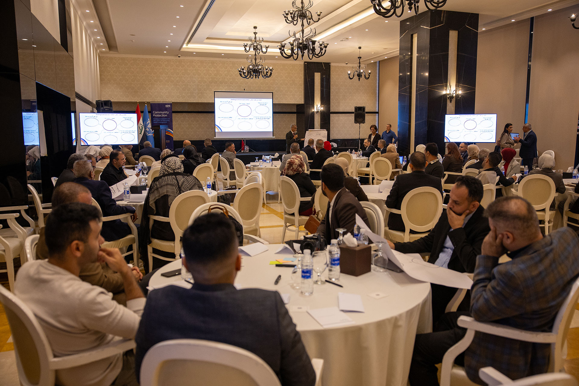 Participants during the national workshop. Photo credit: WHO/Iraq