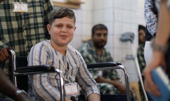 WHO support for prosthetic rehabilitation centre brings hope for patients with disabilities