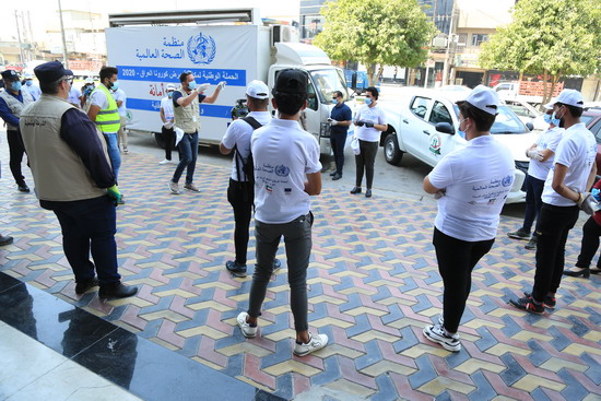 COVID-19 awareness-raising campaign targets more than 6 million people in Baghdad