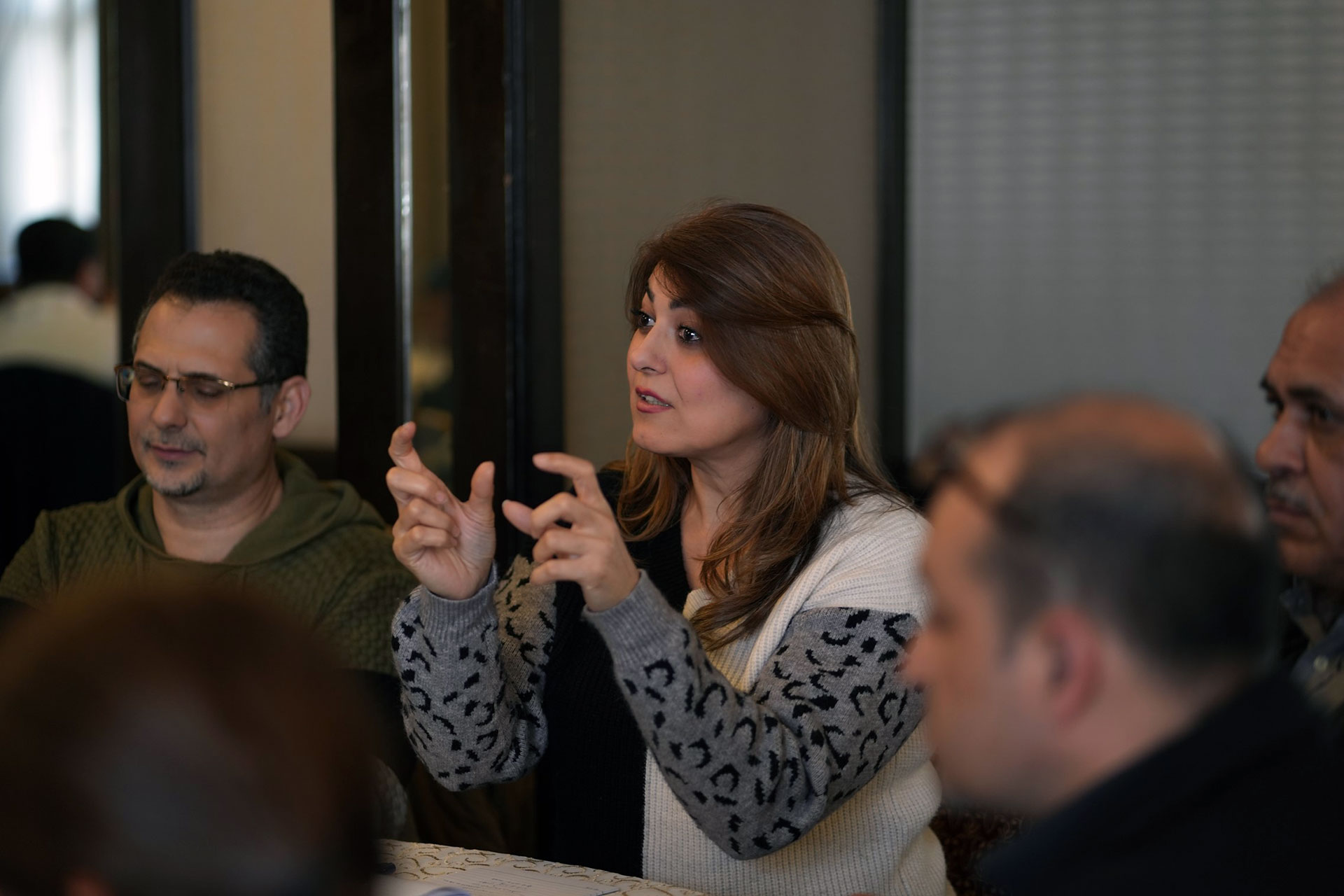  During a training session in Damascus, Ibtisam Mohammad Ali, Surveillance Officer from Tartous, shares insights on strengthening disease surveillance. Photo credit: WHO