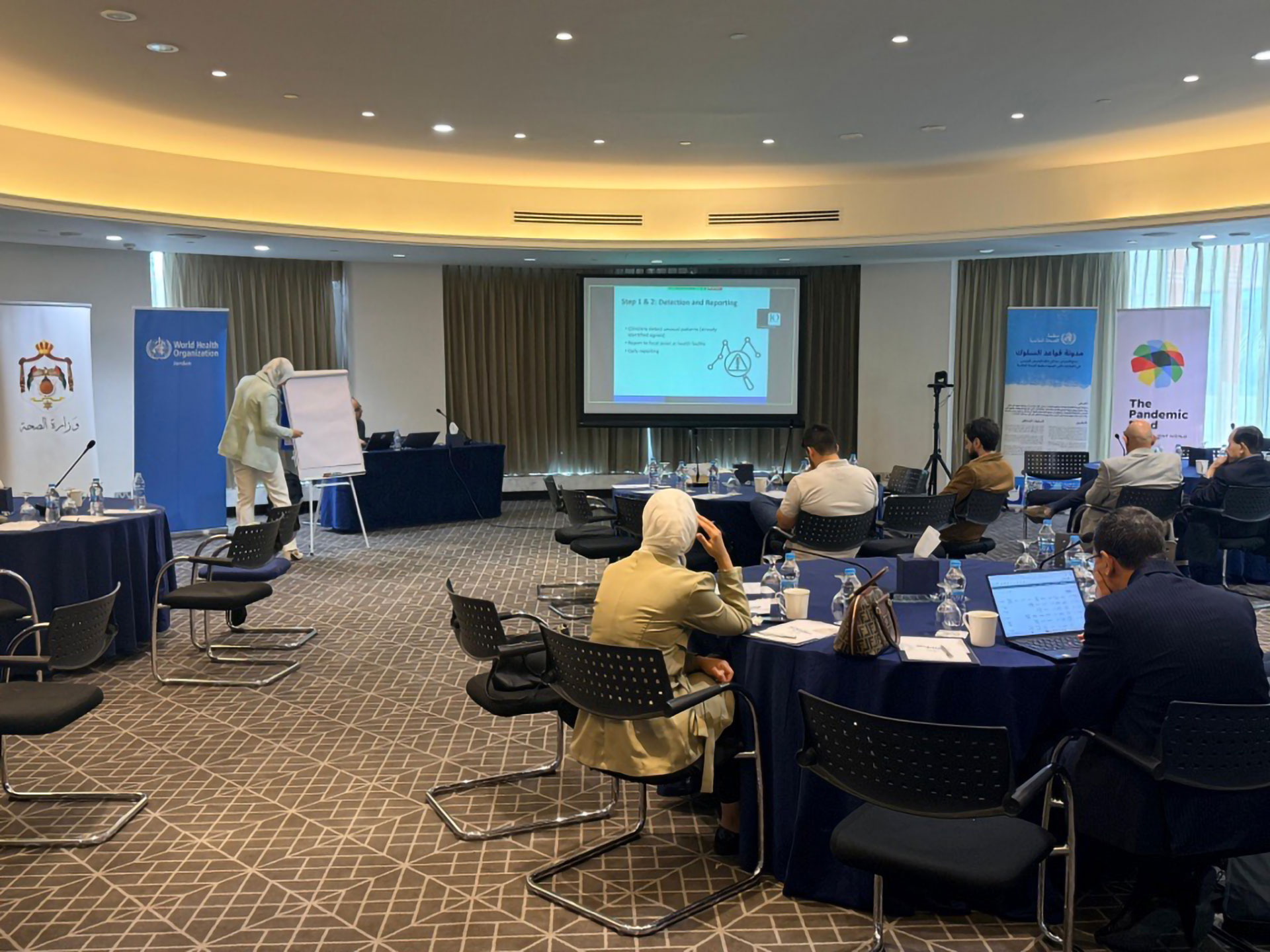 WHO supports Jordan to strengthen event-based surveillance through a multisectoral, all hazards approach
