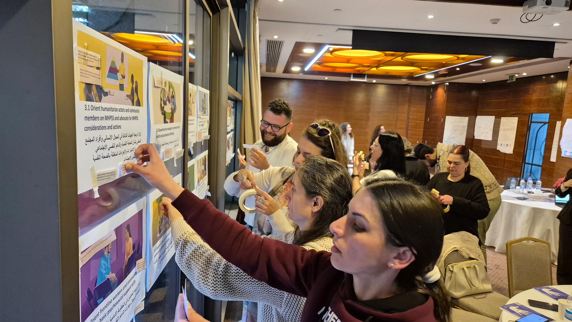 E providing hospital staff in Lebanon with the skills necessary to meet the increasing needs in the field of mental health