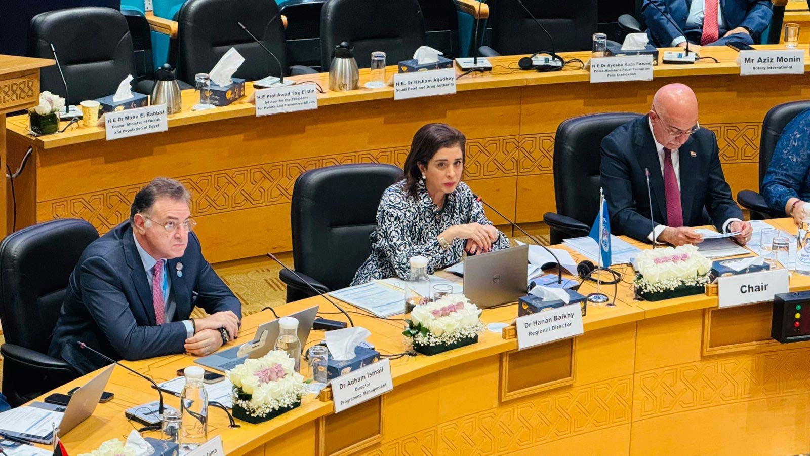 كلمة افتتاحية تُلقيها الدكتورة حنان حسن بلخي المديرة الإقليمية لمنظمة الصحة العالمية لشرق المتوسط في الدورة الثانية والسبعين للَّجنة الإقليمية لشرق المتوسط