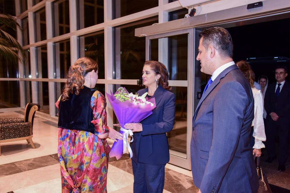 Dr Hanan Balkhy met the Health Minister of the Kurdistan Regional Government, H.E. Dr. Saman Barzangy upon her arrival to Erbil.
